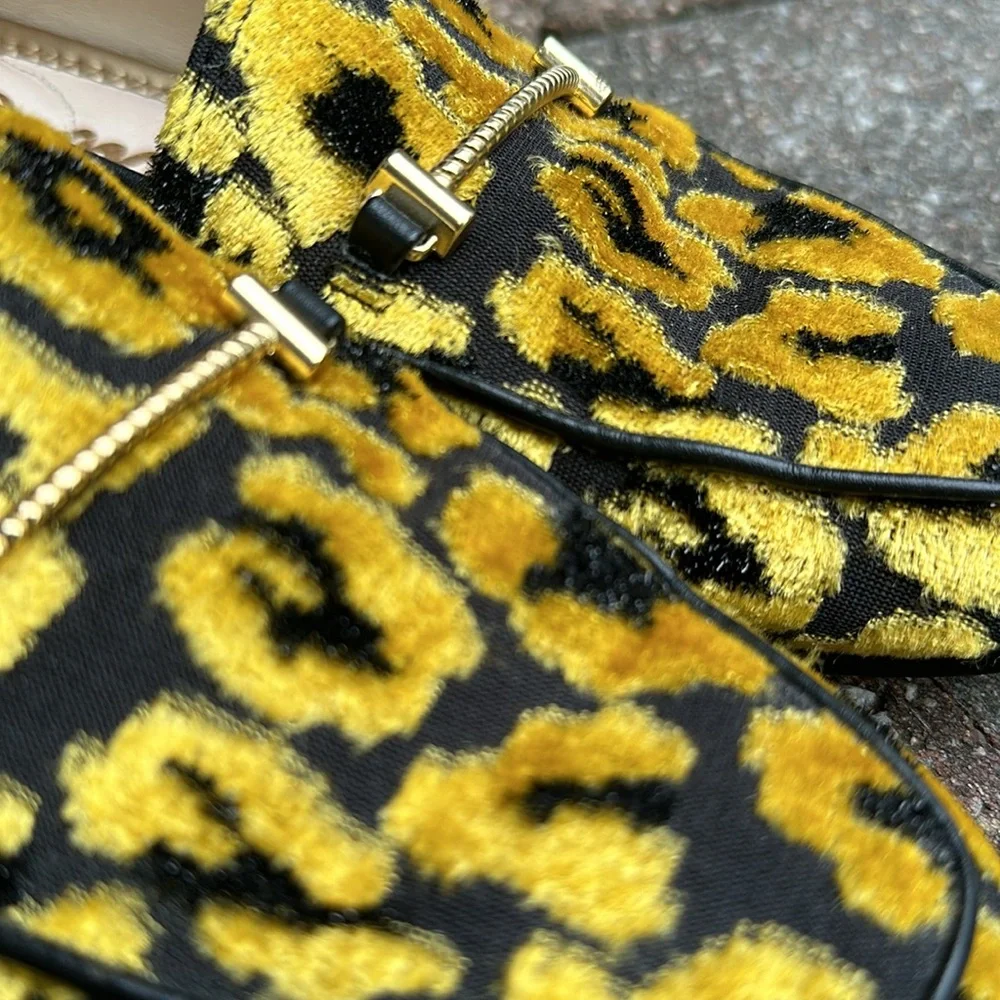 Leopard Loafers Black Yellow - Picture 10 of 10